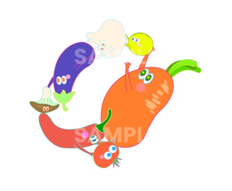 ポップでかわいい植物イラストを制作いたします 広告・動画・ブログなどオリジナルイラストで個性を出したい方へ イメージ2