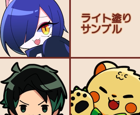 デフォルメ・SD・ミニキャライラスト描きます あなたのキャラクターのデフォルメイラストを描きます。 イメージ2