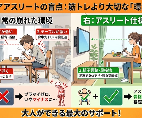 理学療法士がお子様の姿勢＆お部屋環境を分析します スマホ写真でOK！プロの視点で我が子の才能と運動神経を伸ばす イメージ2