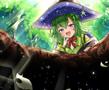 背景までお任せ！あなたのイメージを形にします 動画のサムネイルやその他一枚イラストが必要な方へ イメージ2