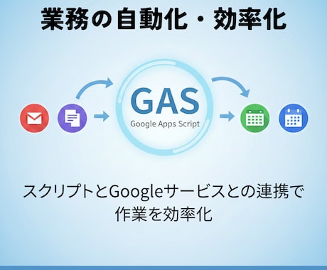 GASで業務の自動化・効率化をサポートします イメージ1