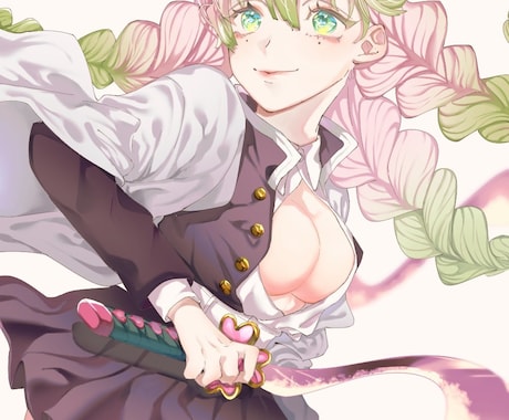 1枚絵、アイコン、立ち絵、サムネイルなど描きます 企業様、歌い手様、VTuber様、皆様方の活動に彩りを！ イメージ1