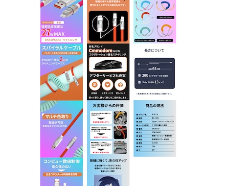 楽天向け商品画像7枚セット制作します 短くても伝わる7枚構成！訴求を整理したEC商品画像制作 イメージ2