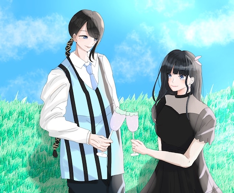 歌ってみたのイラストやサムネイル描きます 早期納品、最短１日で納品が可能です イメージ2