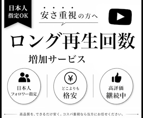 YouTubeで1000人の日本人増やします 日本人再生回数を+1000人！【最大10万人まで対応】 イメージ2