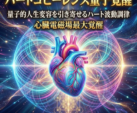 ハートコヒーレンス量子覚醒　光で内側から変容します 心臓電磁場最大覚醒　量子的人生変容を引き寄せるハート波動調律 イメージ2