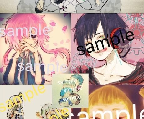 アイコン、ヘッダー等＊描きます