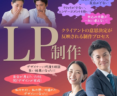 情報を整え、成果に変えるLPを設計します イメージ1
