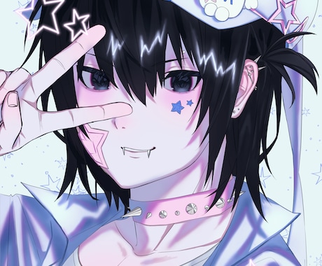 可愛いからかっこいいまで様々なイラストお描きします SNSや動画、グッズなどにも様々な用途にお使いできます イメージ1