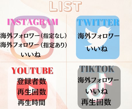 Twitterの日本人いいねを増やします 日本人いいね 実在アカウント 高スピード 低減少率 イメージ2