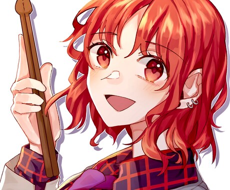 SNSアイコン、ヘッダー、一枚絵などを受け付けます 配信やSNSでのアイコン等イラストのご希望に添えます！ イメージ2