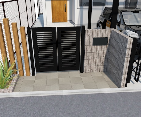 魅力的な外構プランの提案をします 3Dパースでイメージしやすい、VR体験もできます！ イメージ2
