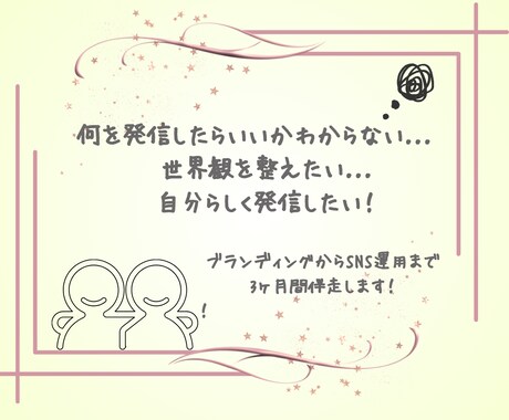 世界観構築からInstagram投稿作成をします ブランディングからSNS運用まで3ヶ月伴走させていただきます イメージ2
