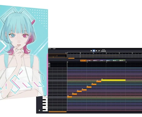 格安対応！あなたの歌をボーカロイドに歌わせます オリジナルの歌、既存曲にも対応します♩ イメージ2