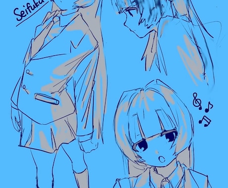 可愛い^ᴗ.ᴗ^♡➕厚みのあるイラストを描きます 厚塗りが多いですがアニメ塗りも可能でございます！ イメージ2