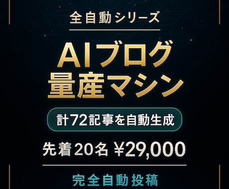 AIブログ自動投稿システムを導入します イメージ1