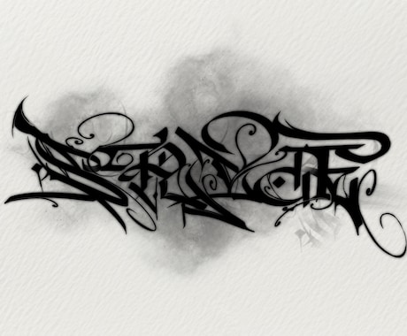 HIPHOP調のサイン・ロゴを作成します タグ、タギング、ストリートアート、個性的なサイン イメージ2