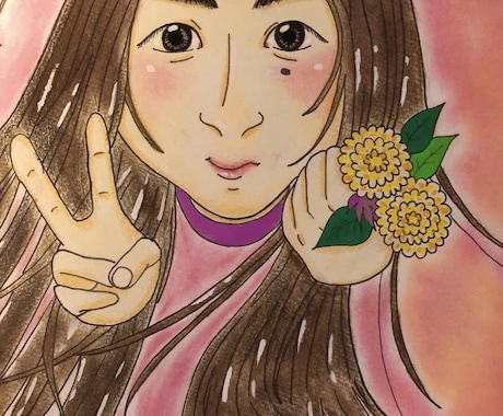 画像またはお写真を元に似顔絵を描きます イメージ1