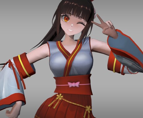 Vtuberの側、VRchatアバター作成します 3Dキャラモデリングなんでもお受けします イメージ2