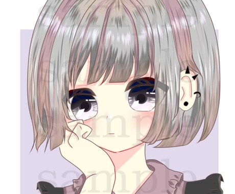 あなた好みの可愛いアイコンを描きます 立ち絵も可！いつでも対応できます！気軽にご連絡ください！ イメージ2