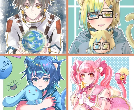 様々な1枚イラストを制作いたします キャラクターやシーンの魅力を引き出します！ イメージ2