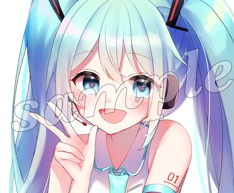 SNSのアイコンなどイラストを制作します ご依頼者様のご要望にできるだけ答えます！ イメージ2