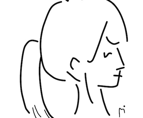 SNSのアイコン用イラストを描きます ゆるさがたまらない、どこか愛しくなる似顔絵 イメージ2