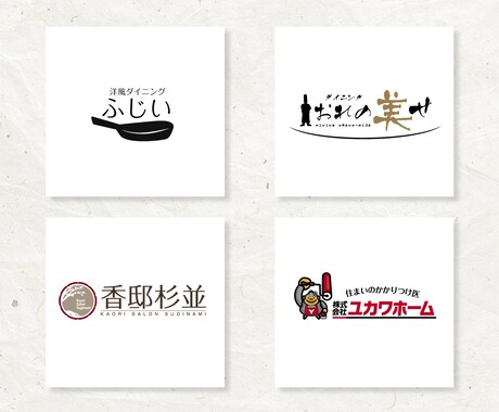 スマート、可愛い、スタイリッシュ各種ロゴ作成します 企業や店舗、サービスのロゴをつくります！ イメージ2