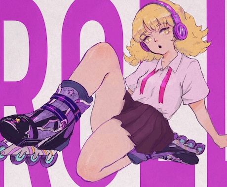 イラスト描きます ポップなテイストからお洒落でシックなものまでなんでもどうぞ イメージ1