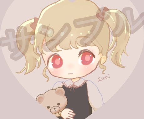 アイコン用のオリキャライラスト描きます イメージ1
