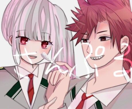 夢絵やカップルなどのイラストを提供します YouTube 歌い手様のサムネ可能です○ イメージ2