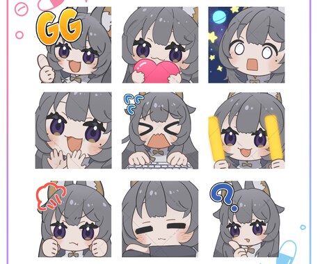配信で使える！アニメーションスタンプを制作します Twitchで使えるアニメーションスタンプです イメージ2