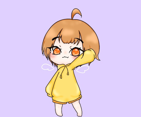 2〜3頭身ちびキャラを描きます SNS映えするゆるかわちびキャラ描きます イメージ2