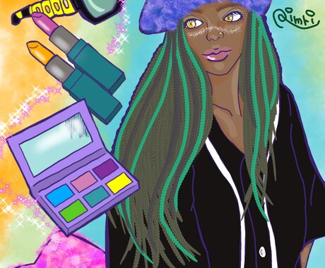 HIPHOP.Reggaeな強めイラストを描きます 強め、派手め、クールなど、オリジナルイラストを制作します。 イメージ1