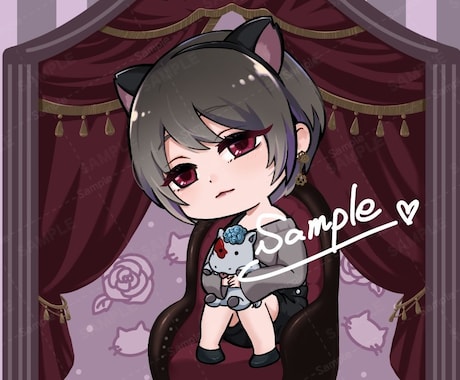 レトロで可愛いミニキャラ描きます 細部までこだわった魅力的なミニキャラをお届けします！ イメージ2