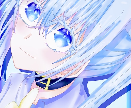 上半身・デフォルトイラスト（アナログも可）描きます イメージ1