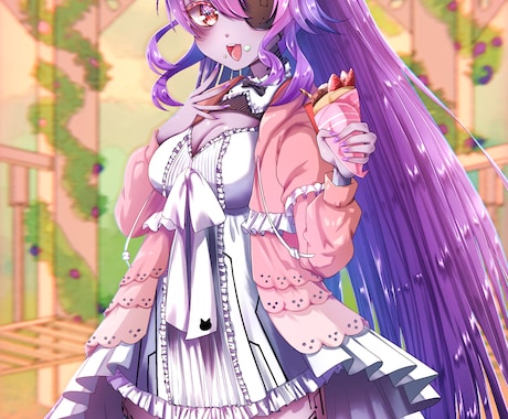 あなたの立ち絵描きます キラキラで可愛い立ち絵描かせてください! イメージ2