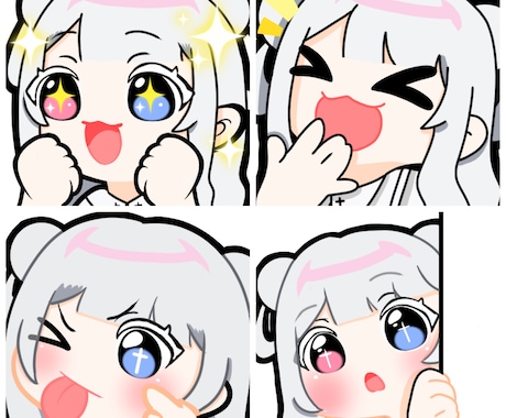 twitch、YouTubeスタンプ描きます ひとつひとつ丁寧に作成致します。 イメージ1