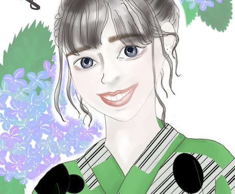 似顔絵作ります お気に入りの写真を似顔絵に！アイコン、ウェルカムボードetc イメージ1