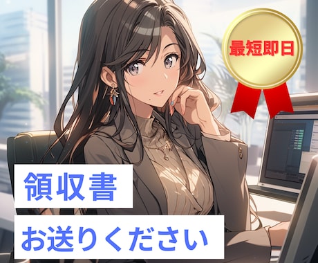 個人も法人もOK！領収書の記帳入力をいたします 個人も法人も対応！領収書の記帳入力を正確・迅速に代行！ イメージ1