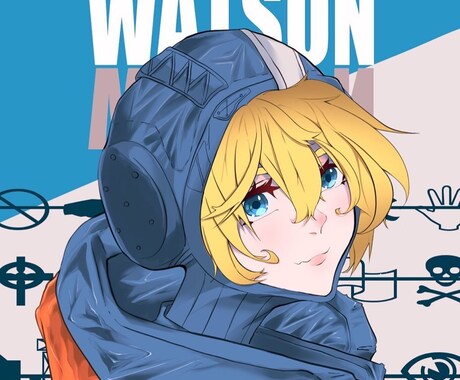 アイコンを中心としたイラスト作成をします