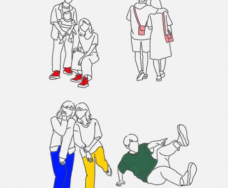 POPでゆる〜いアイコン描きます アイコン/似顔絵/ビジネス/ブログ/名刺などに！ イメージ1