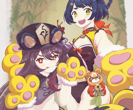 アニメ調イラストを作成致します じっくりお話しお伺いします！アイコン、イラストなんでもどうぞ イメージ1