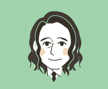 シンプルな似顔絵描きます シンプルでおしゃれな似顔絵です。 イメージ2