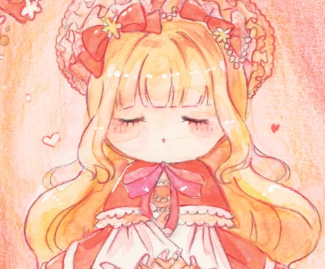 ふんわり可愛い水彩アイコン描きます やさしい色で描く、ふんわり可愛いアイコン イメージ2
