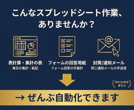 GASでスプレッドシート作業を自動化します スプレッドシート・Gmail自動化｜Excel/VBAも対応 イメージ2