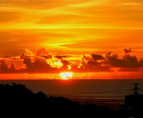 琉球ブルー、夕焼け、プロフィール写真綺麗に撮ります 綺麗な風景、写真撮影アドバイス、勉強会 イメージ1