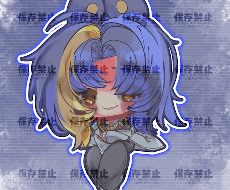 デフォルメ可愛いイラストを描きます 「こだわり派のミニキャラ制作」 イメージ1