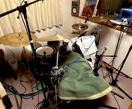 ジャンルレスに音楽に最適な宅録ドラム音源提供します Jpopから70‘sな音でファンク・ロック・ジャズな音源を！ イメージ2