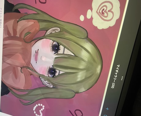 初心者、厚塗りで女の子のアイコンイラスト描きます イメージ1
